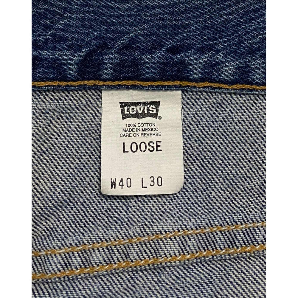 Vintage Levis 545 Men's Jeans Size 40×30 Blue Loose Baggy Fit Denim Pants‎ - Picture 5 of 9